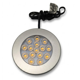 Spot 12V 15 LED TRIGANO vu du dessus