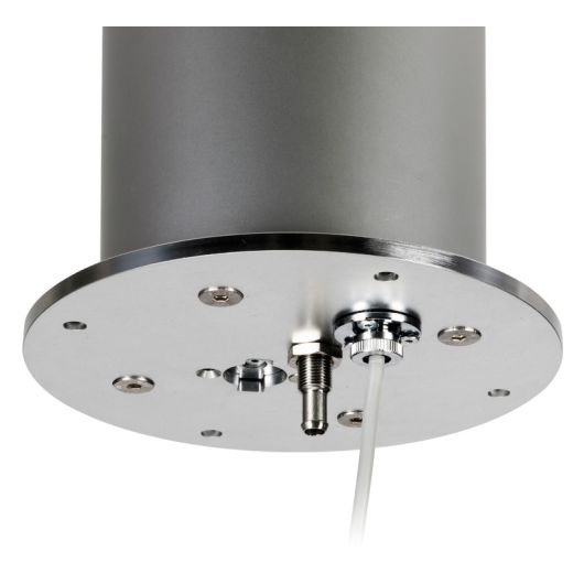 Pied de table Osculati Dudge 77 | Pied de table électrique rond argent | Base de fixation sol