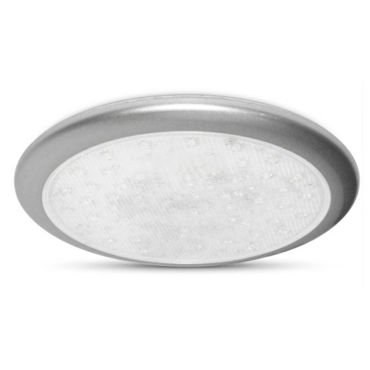 Plafionnier Down Light Slim 12 V CARBEST vu du dessus - allumé