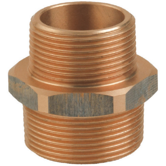 Réducteur Mâle Mâle, bronze Guidi | raccord cannelé fileté pour plomberie de bateau| H2R Equipements