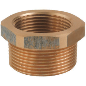 Raccord fileté bronze M-F GUIDI Raccord M-F bronze Guidi | jonction filetée circuit d'eau bateau ou véhicule aménagé