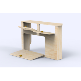 Meuble latéral compact A1V2 | Kangoo 2 - SIMPLE VANS Meuble en bois latéral pour Renault Kangoo 2 de Simple Vans | Aménagement ludospace et petit utilitaire