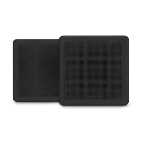 Haut-parleurs série Fusion Flush Mount Carré 6,5" 120 W | Haut-parleur