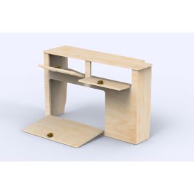 Meuble latéral compact A1V2 | Berlingo / Partner 3 - SIMPLE VANS Meuble de cuisine latéral pour aménagement van A1V2 Simple Vans | Aménagement bois pour fourgon