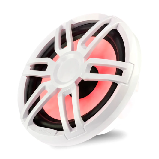 Subwoofer Fusion série XS Sport 10" de 600 W | Subwoofer & Caisson de basse | Côté gauche blanc