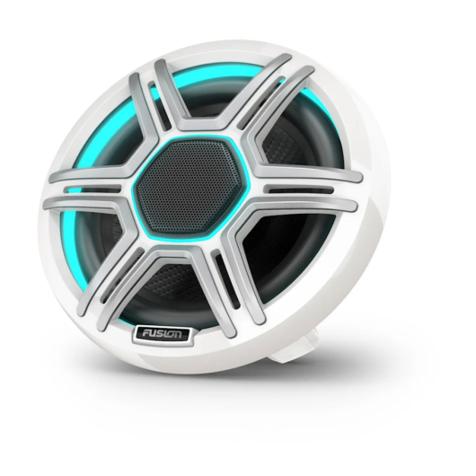 Haut-parleurs Fusion Apollo Sport 6,5" de 300 W | Haut-parleur | Côté gauche blanc