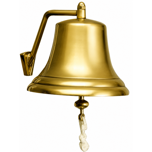 Cloche bronze sonore homologuée RINA bateau + ou - 20 m | avertisseur plaisance et marine professionnelle