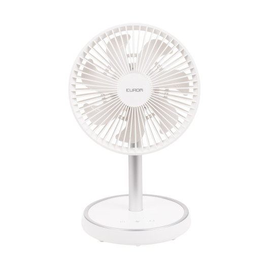Ventilateur télescopique Vento Cordless foldable EUROM vue de face