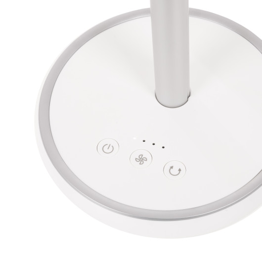Ventilateur télescopique Vento Cordless foldable EUROM détail panneau de commande