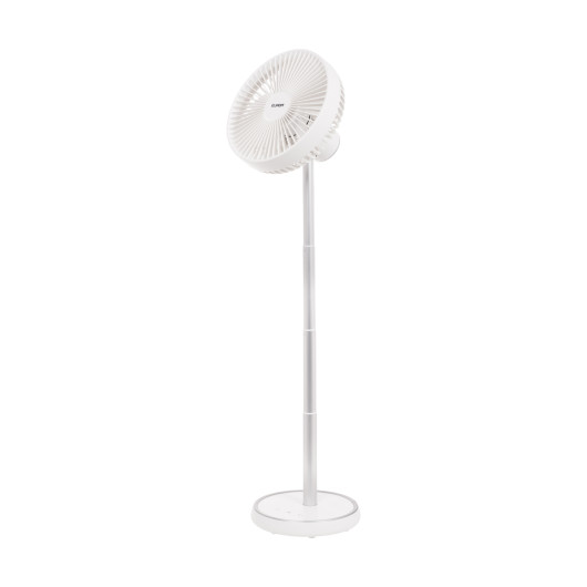 Ventilateur télescopique Vento Cordless foldable EUROM déplié de coté