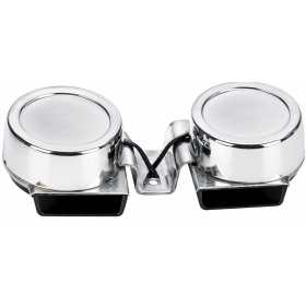 Avertisseur compact en inox double 12V OSCULATI Avertisseur à membrane compact Osculati 12V double ton 110 dB | bateau de plaisance à voile ou moteur