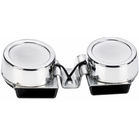 Avertisseur à membrane compact Osculati 12V double ton 110 dB | bateau de plaisance à voile ou moteur