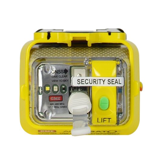 Balise MT606G EPIRB Manuelle GME | Balise de détresse MMSI, GPS et AIS pour bateau | Vue de dessus