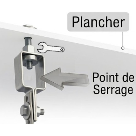 kit fixation reservoir - vu points de serrage - ridoir