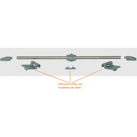300929-LIPPERT Pin. Fixation plateau coulissant sur paroi - schéma simplifié