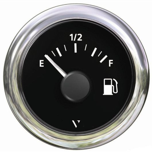 Jauge de Carburant 10/180 Ohm Osculati | instrument de contrôle en bateau | cadran noir