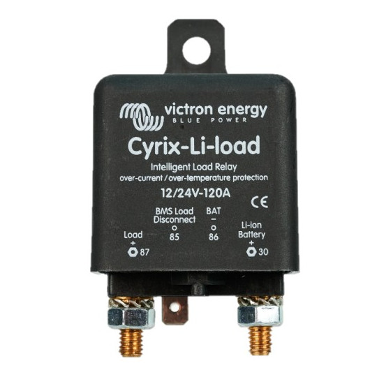 Relais de décharge Intelligent Victron Cyrix-Li-load 120A - vu face