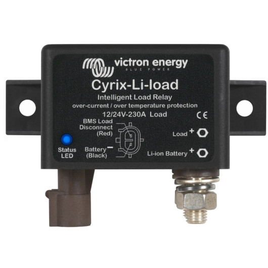 Relais de décharge Intelligent Victron Cyrix-Li-charge 230A - vu face