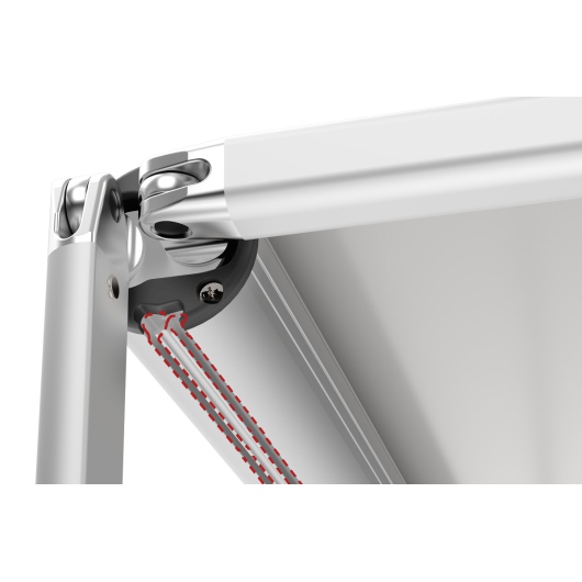 CaravanStore Fiamma | store de caravane | double rail pour installer des accessoires comme une façade