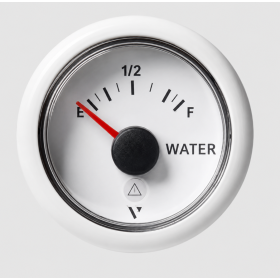 Indicateur niveau eau 10/180 Ohm VDO Indicateur niveau eau 10-180 Ohm Osculati cadran noir bateau ou camping-car