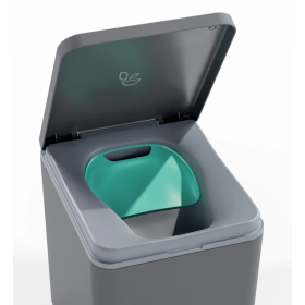 Volet pare-vue Vela pour toilettes à séparation Evo TRELINO Clapet pare-vue Vela pour bac à solides de toilettes à séparation Evo de Trelino | WC nomade pour van aménagé