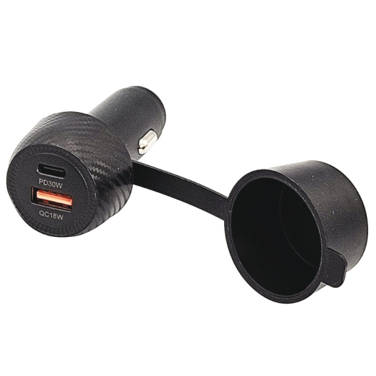 Double prise USB Type A+C OSCULATI avec bouchon étanche | Fiche et prise DC