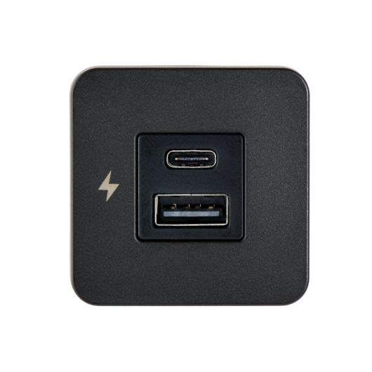 Prise intérieure Scanstrut TILE Series USB-A / USB-C | Fiche et prise DC
