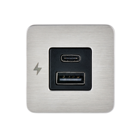 Prise intérieure TILE Series USB-A / USB-C SCANSTRUT Prise intérieure Scanstrut TILE Series USB-A / USB-C | Fiche et prise DC
