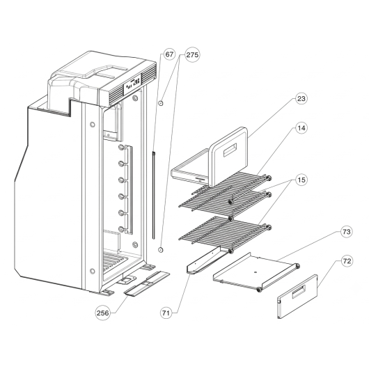 Pièces détachées réfrigérateur Dometic CoolMatic 10.4 70 | Frigo camping-car et fourgon