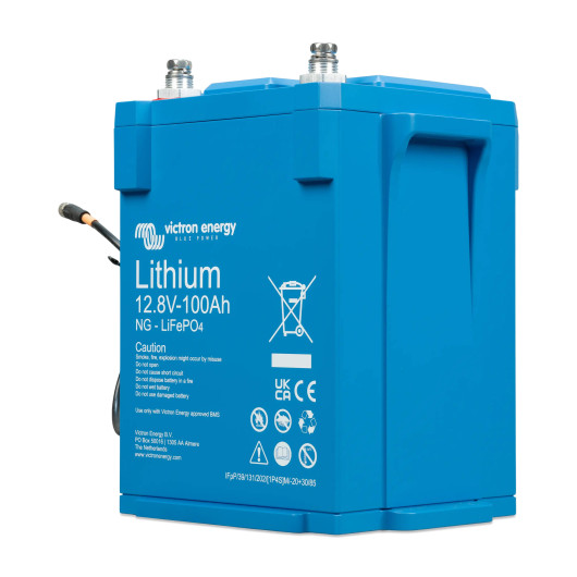 Batterie lithium NG 12,8/100 VICTRON | 100 Ah - 1280 Wh vue isométrique