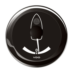 Indicateur angle de barre Ø 52 mm VDO Indicateur angle de barre VDO Veratron Viewline Ø52 mm 12/24V bateau moteur | cadran blanc
