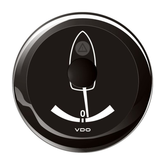 Indicateur angle de barre VDO Veratron Viewline Ø52 mm 12/24V bateau moteur | cadran noir