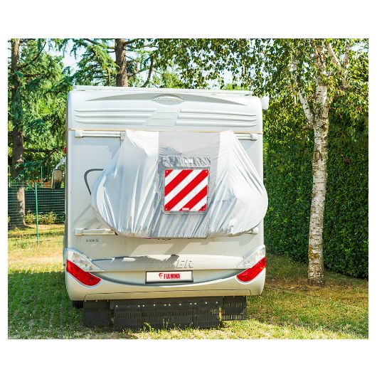 Housse de protection Bike Cover S | 2 - 3 vélos FIAMMA - vue installé sur camping-car