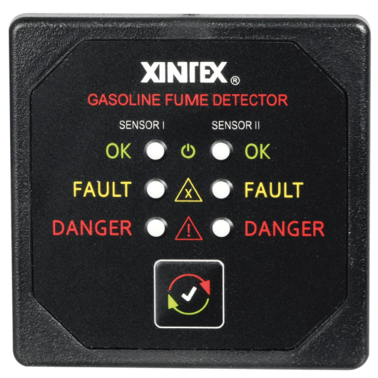 Détecteur de gaz d'essence XINTEX G-2B-R | Alarme incendie & gaz