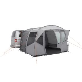 Auvent latéral Reine EASY CAMP Auvent latéral Reine EASY CAMP - vue porte ouverte de profil gauche