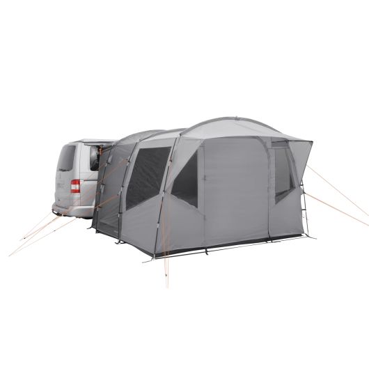 Auvent latéral Reine EASY CAMP - vue porte fermée de profil gauche