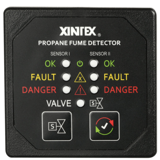 Détecteur Xintex de gaz propane P-2BS-R | Alarme & détecteur