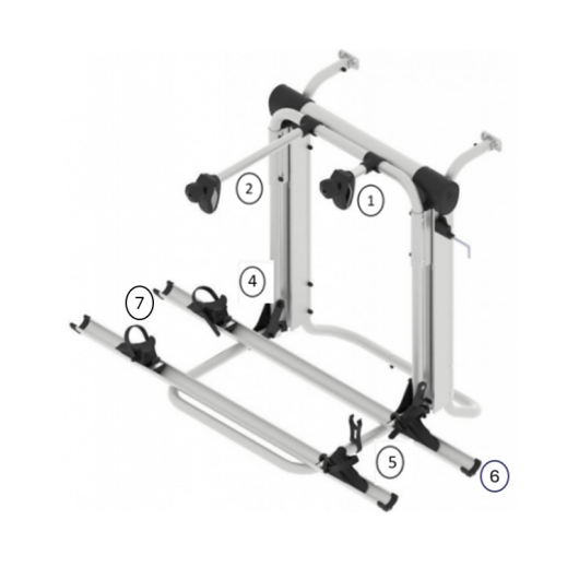 Pièces détachées Bike Lift BR-SYSTEMS - Pièces de rechange pour votre porte vélo sur camping-car