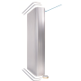 CARBEST Volet roulant salle de bain H 198 cm | première lame de rechange