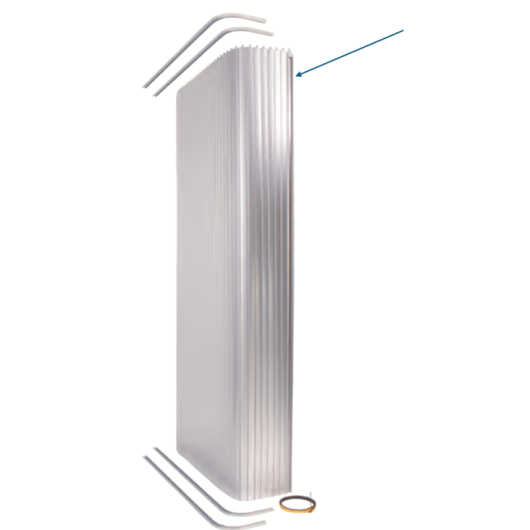 CARBEST Volet roulant salle de bain H 198 cm | première lame de rechange