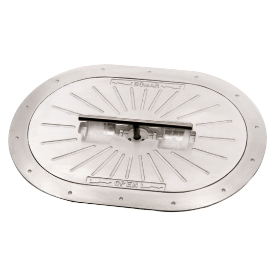 Trappe d'inspection étanche Bomar C41254 en aluminium moulé | Trappe & Coffre