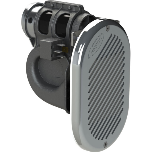 Klaxon pneumatique Hurricane chromé HR1/C MARCO 24 V | Avertisseur sonore