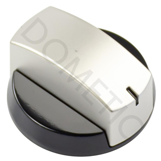 Bouton rotatif Dometic noir/gris 8 mm – Réglage gaz plan cuisson camping-car