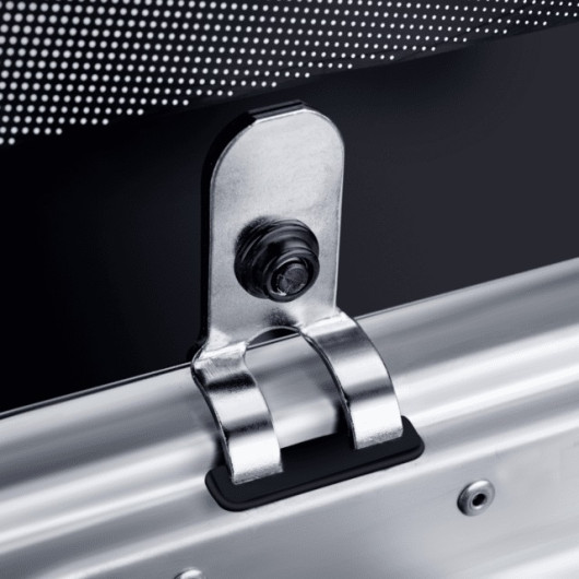 Combiné évier gaz Dometic MO9722R inox - 2 feux avec couvercle verre camping-car et van aménagé - charnière couvercle
