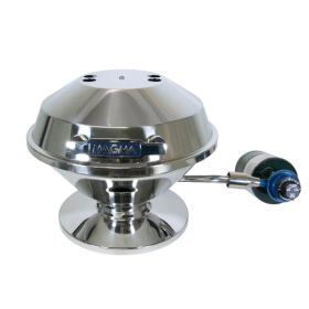 Barbecue portable Beach Fire Gaz | Inox MAGMA Barbecue portable rond Magma Beach Fire Inox Poli miroir | Barbecue au gaz pour van et camping-car