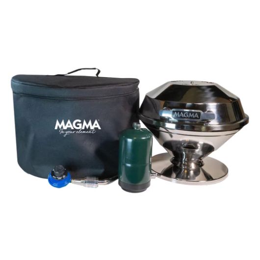 Housse rembourrée Magma pour barbecue Beach Fire rond | Avec barbecue et cartouche