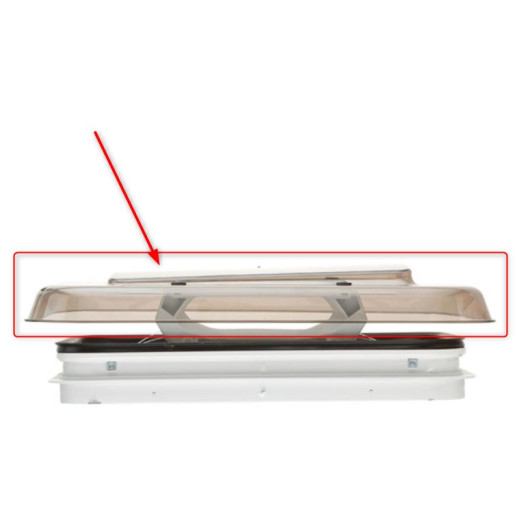 Dôme lanterneau Lippert HOSE / HOSEw - Vitrage remplacement transparent camping-car et van à chevaux