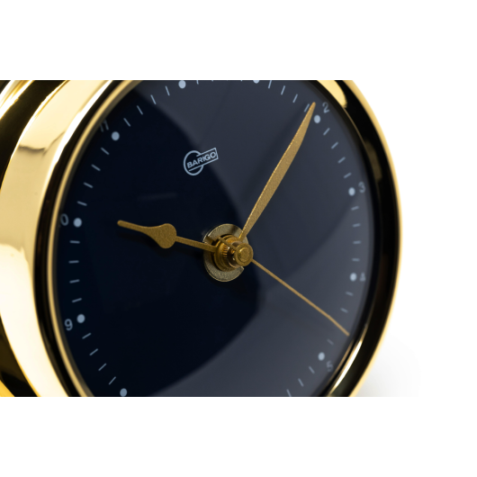 Horloge au quartz Barigo Regatta en laiton poli cadran bleu | Horloge & Pendule | Aiguille