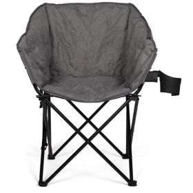 KAMPA Tubb Chair | fauteuil gris | vue de face