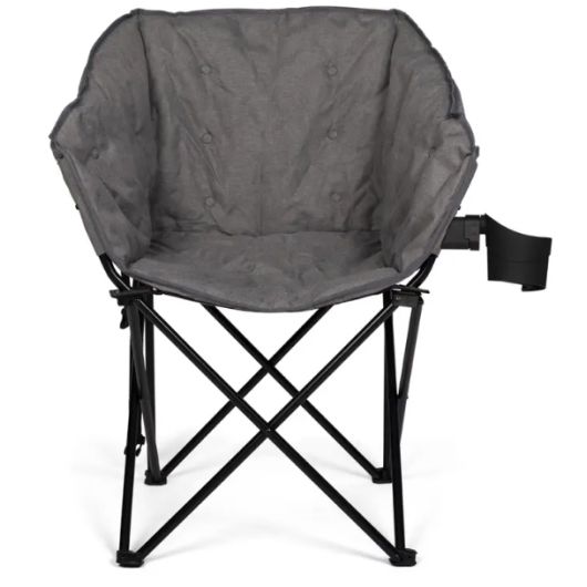 KAMPA Tubb Chair | fauteuil gris | vue de face